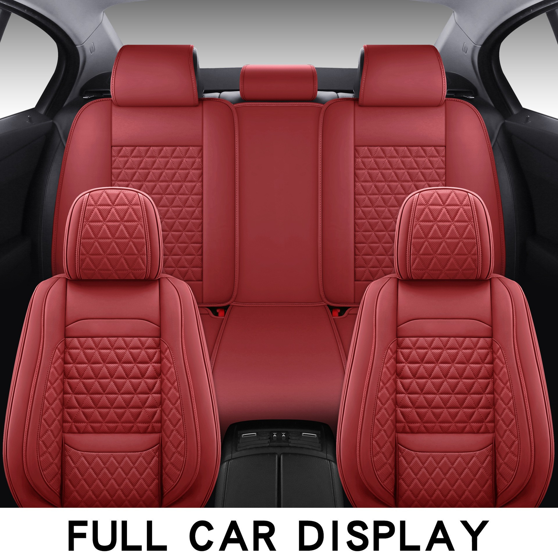 Premium Leather Seat Covers For 7 Seats