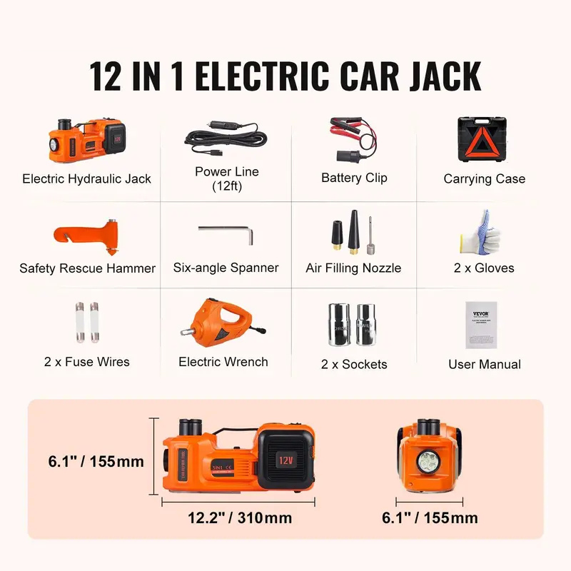 Powerful Electric Car Jack AutoCarUniverse